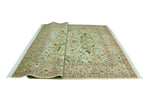 Wali Dominic Ivory/Lt. Green Rug, 8'10" x 12'0"