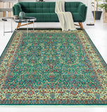 Wali Curtis Green/Ivory Rug, 8'1" x 10'0"