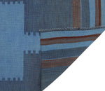 Winchester Hiram Blue/Grey Runner, 2'6" x 9'4"