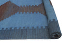 Winchester Hiram Blue/Grey Runner, 2'6" x 9'4"