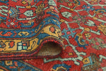 Fine VTG Aliceson Red/Blue Runner, 2'11" x 6'9"