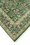 Wali Cynrik Drk. Green/Beige Rug, 7'10" x 10'1"