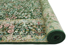 Wali Cynrik Drk. Green/Beige Rug, 7'10" x 10'1"