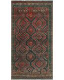 Vintage Alt. Amash Charcoal/Rust Runner, 2'11" x 5'10"