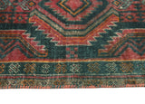 Vintage Alt. Amash Charcoal/Rust Runner, 2'11" x 5'10"