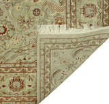 Wali Claegbor Lt. Green/Brown Rug, 8'1" x 10'2"