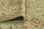 Wali Claegbor Lt. Green/Brown Rug, 8'1" x 10'2"