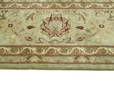 Wali Claegbor Lt. Green/Brown Rug, 8'1" x 10'2"