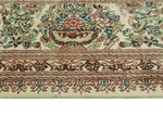 Wali Cevahir Ivory/Brown Rug, 8'0" x 10'0"