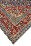 Fine VTG Ajer Blue/Red Rug, 9'9" x 12'7"