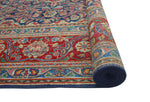 Fine VTG Ajer Blue/Red Rug, 9'9" x 12'7"