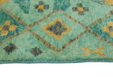 Balochi Aescby Lt. Green/Gold Rug, 3'1" x 4'11"