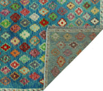 Balochi Hasti Blue/Ivory Rug, 3'3" x 4'10"