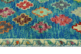 Balochi Hasti Blue/Ivory Rug, 3'3" x 4'10"