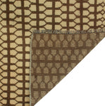 Balochi Aerwyna Ivory/Brown Rug, 3'8" x 5'6"