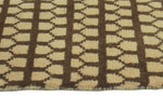 Balochi Aerwyna Ivory/Brown Rug, 3'8" x 5'6"