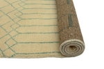 Balochi Adrion Beige/Lt. Green Rug, 3'11" x 5'10"