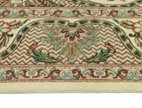 Wali Charlene Ivory/Green Rug, 8'2" x 10'2"