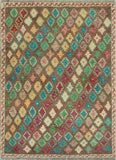 Balochi Agustin Brown/Ivory Rug, 3'3" x 5'0"