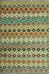 Balochi Ademi Lt. Green/Ivory Rug, 3'2" x 5'1"