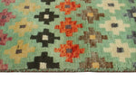 Balochi Ademi Lt. Green/Ivory Rug, 3'2" x 5'1"