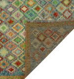 Balochi Aian Green/Gold Rug, 3'4" x 4'10"