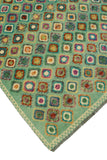 Balochi Aescford Lt. Green/Red Rug, 3'5" x 4'10"