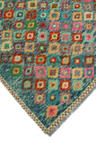 Balochi Adofo Blue/Pink Rug, 3'2" x 4'10"