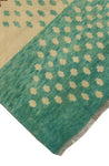 Balochi Ader Beige/Lt. Green Rug, 3'3" x 5'0"