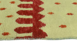 Balochi Adelayda Beige/Lt. Green Rug, 6'6" x 9'5"