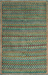 Balochi Adella Grey/Gold Rug, 5'3" x 8'2"