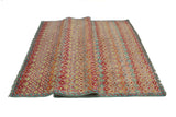 Balochi Ade Purple/Red Rug, 5'3" x 8'1"