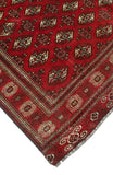 Fine VTG Halime Red/Ivory Rug, 8'6" x 11'1"