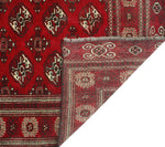 Fine VTG Halime Red/Ivory Rug, 8'6" x 11'1"