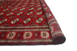 Fine VTG Halime Red/Ivory Rug, 8'6" x 11'1"