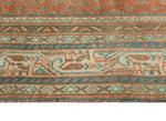 Fine VTG Cartere Rust/Beige Rug, 6'0" x 8'6"