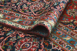 Fine VTG Aneisha Red/Navy Rug, 8'0" x 11'2"