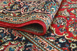 Fine VTG Sheri Red/Navy Rug, 6'5" x 9'5"