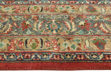 Fine VTG Amy Rust/Blue Rug, 6'5" x 9'5"