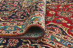 Fine VTG Frederic Red/Navy Rug, 8'1" x 13'3"