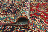 Fine VTG Frederic Red/Navy Rug, 8'1" x 13'3"