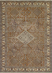 Vintage Mirdad Brown/Ivory Rug, 6'6" x 9'8"