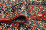 Fine VTG Ansleigh Red/Navy Rug, 6'3" x 9'6"