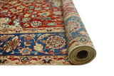 Fine VTG Akjamal Red/Blue Rug, 7'11" x 10'3"