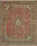 Vintage Andres Red/Brown Rug, 9'8" x 12'10"