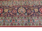 Vintage Jasmin Red/Navy Rug, 7'11" x 11'1"