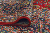 Fine VTG Cathrina Red/Navy Rug, 9'8" x 13'1"