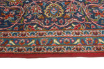 Fine VTG Cathrina Red/Navy Rug, 9'8" x 13'1"