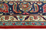 Fine VTG Farbod Red/Navy  Rug, 9'7" x 12'6"