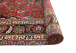 Vintage Esfandya Red/Charcoal Rug, 9'6" x 12'8"